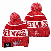 Detroit Red Wings Team Logo Knit Hat YD (2)